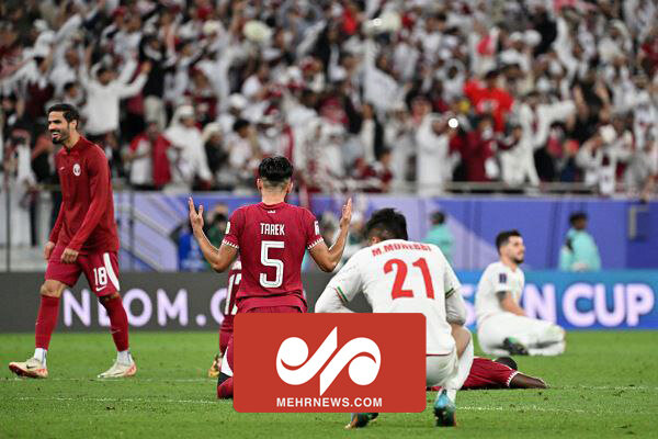 فیلم درگیری شدید بین بازیکنان ایران و قطر پس از پایان بازی