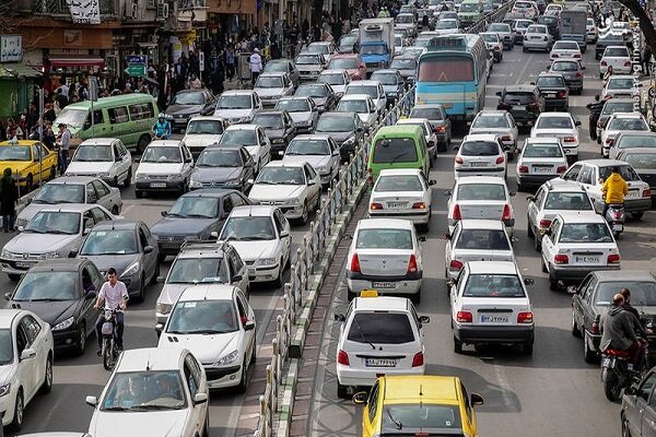 ترافیک نیمه سنگین صبحگاهی در محور شهریار- تهران