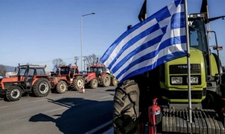 Yunanistan'da çiftçi eylemi