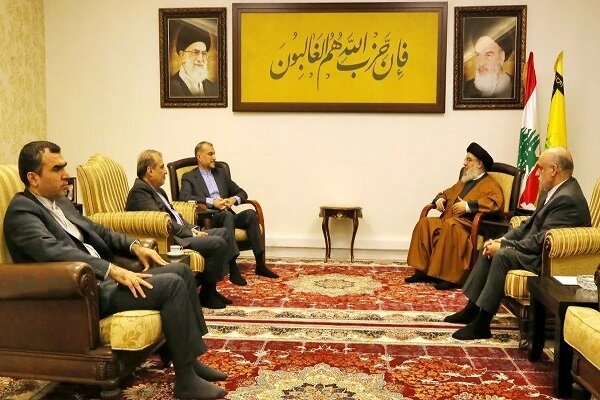 Emir Abdullahiyan Beyrut'ta Hizbullah lideri ile görüştü