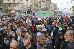 خوزستانی‌ها حضور معنادار و بی‌سابقه‌ای در راهپیمایی ۲۲بهمن داشتند
