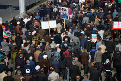 راهپیمایی مردم شهرکرد در حمایت از مردم غزه