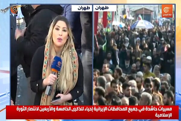 انعكاس مراسم الاحتفال بالذكرى الـ45 لانتصار الثورة الإسلامية في وسائل الإعلام العربية