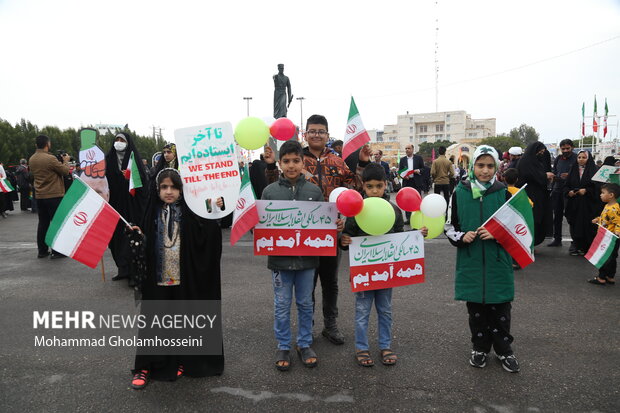 راهپیمایی ۲۲ بهمن در بوشهر 