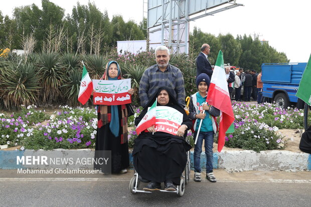 راهپیمایی ۲۲ بهمن در بوشهر 