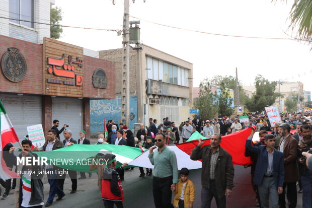 راهپیمایی 22 بهمن در زاهدان