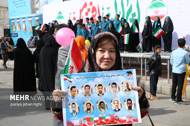 راهپیمایی 22 بهمن در زاهدان