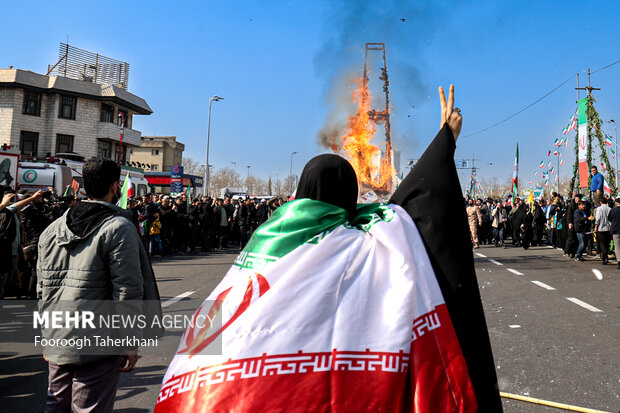 مراسم راهپیمایی ۲۲ بهمن