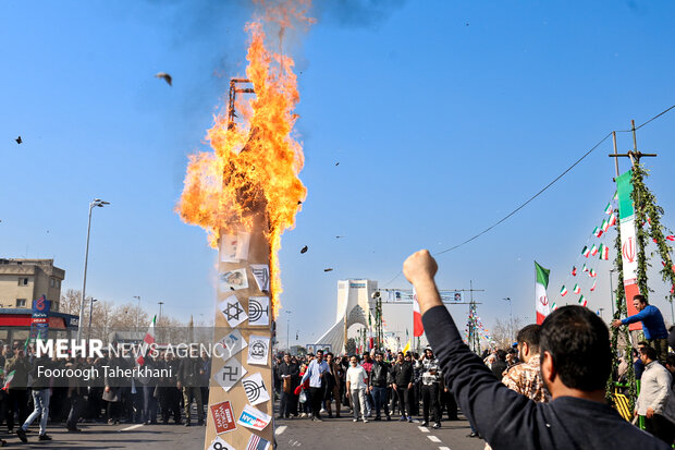 مراسم راهپیمایی ۲۲ بهمن