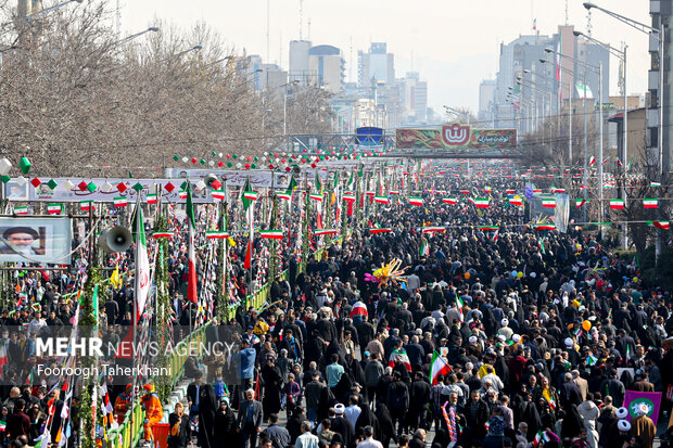 مراسم راهپیمایی ۲۲ بهمن