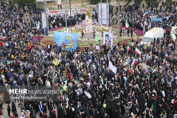 راهپیمایی ۲۲ بهمن در اهواز