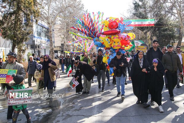 راهپیمایی ۲۲ بهمن در بجنورد