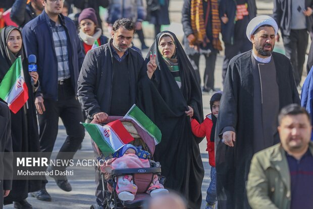 راهپیمایی ۲۲بهمن در اردبیل