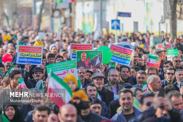 راهپیمایی ۲۲بهمن در اردبیل