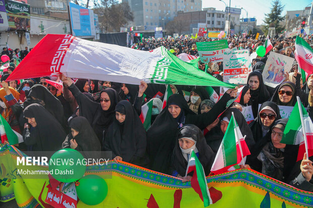 راهپیمایی ۲۲بهمن در اردبیل