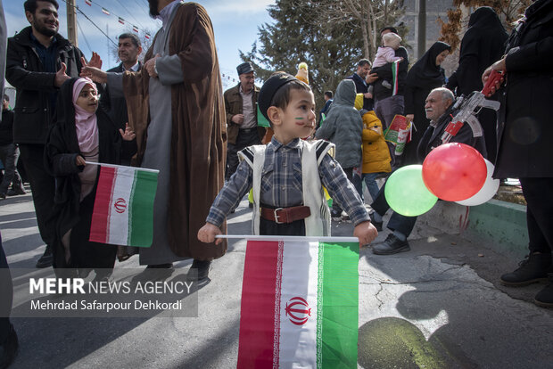 راهپیمایی ۲۲ بهمن در شهرکرد