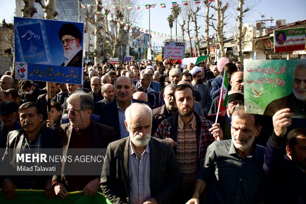 حضور باشکوه فومنی ها در یون الله ۲۲ بهمن