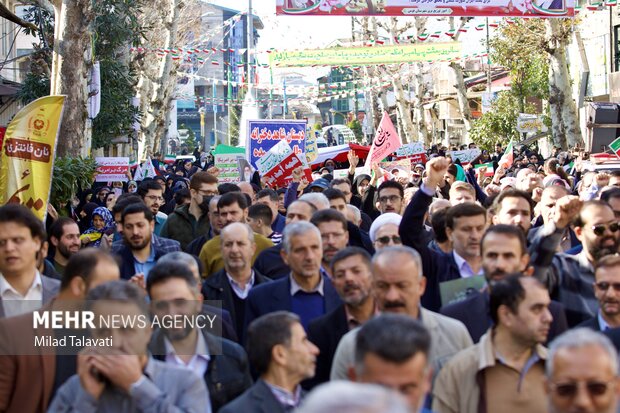 حضور باشکوه فومنی ها در یون الله ۲۲ بهمن