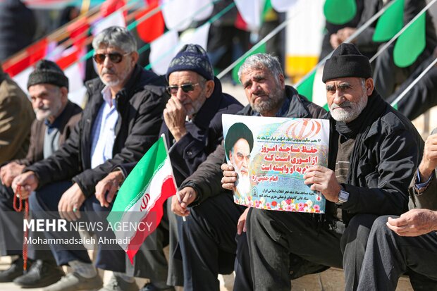 راهپیمایی ۲۲ بهمن در زنجان