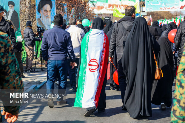 راهپیمایی ۲۲ بهمن در تبریز