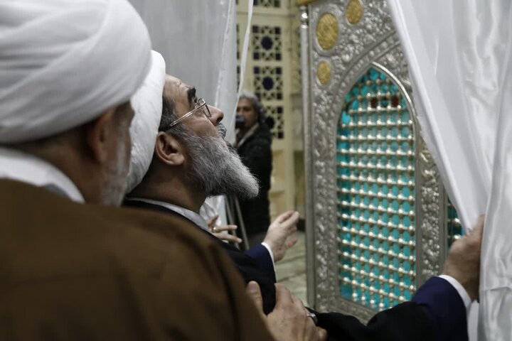 مضجع شریف حرم امامزاده موسی مبرقع(ع) رونمایی شد - خبرگزاری مهر | اخبار  ایران و جهان | Mehr News Agency