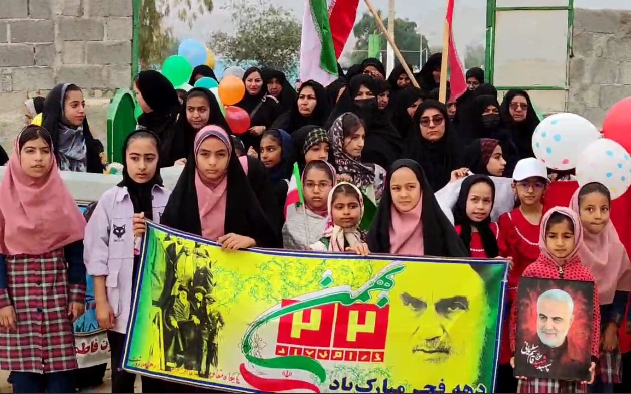 حضور پرشور مردم علامرودشت لامرد در جشن ۴۵ سالگی انقلاب اسلامی