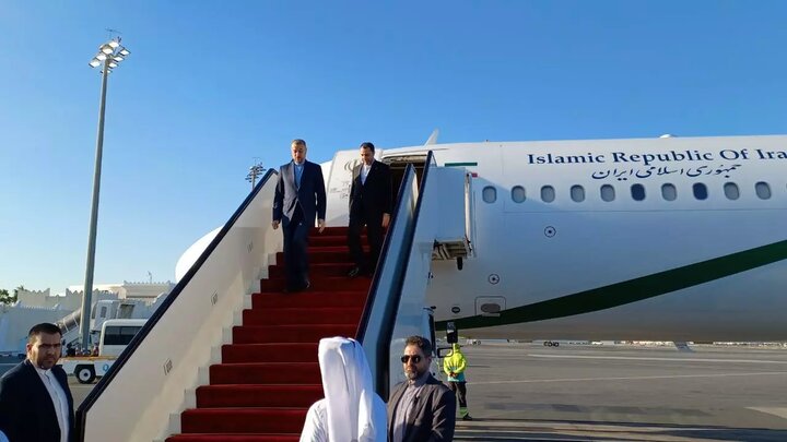 وزير الخارجية الإيراني يصل إلى الدوحة

