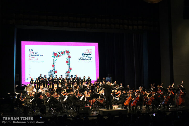 Iran National Orchestra performs on 1st day of 39th Fajr International Music Festival