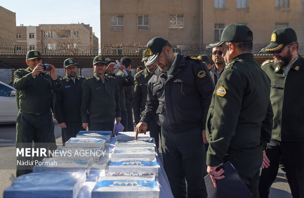 نمایشگاه کشفیات پلیس مواد مخدر