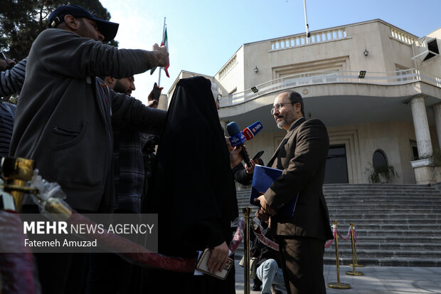سپهر خلجی رئیس شورای اطلاع رسانی دولت در حاشیه هیات دولت