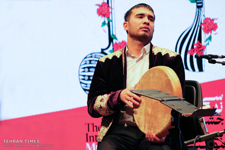 Performance of mugham music of Uzbekistan staged at Roudaki Hall during Fajr Music Festival