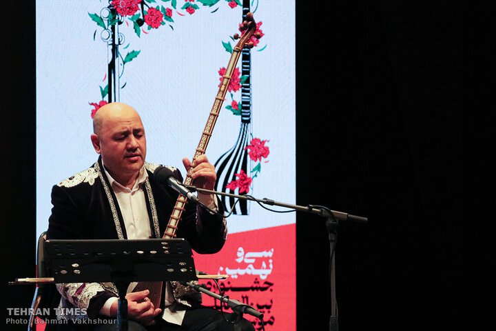 Performance of mugham music of Uzbekistan staged at Roudaki Hall during Fajr Music Festival