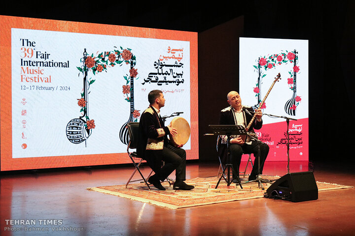 Performance of mugham music of Uzbekistan staged at Roudaki Hall during Fajr Music Festival