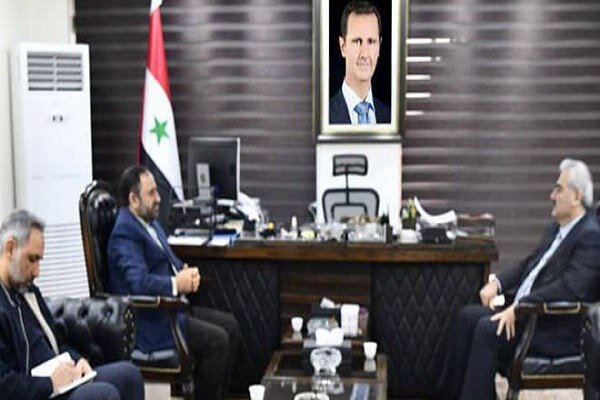 السفير الايراني في دمشق يبحث مع وزير التجارة السوري سبل تعزيز التعاون بين البلدين