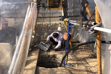 توقیف ادوات حفاری یک حلقه چاه عمیق غیرمجاز در «جابان» جاده«اچونک»