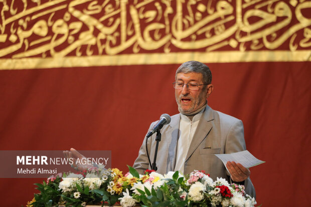 حاج اصغر صنایعی از نوحه خوانان قدیمی شهر <a href='https://sayeb.ir/tag/%d8%b2%d9%86%d8%ac%d8%a7%d9%86'></div>زنجان</a> در جشن اعیاد شعبانیه