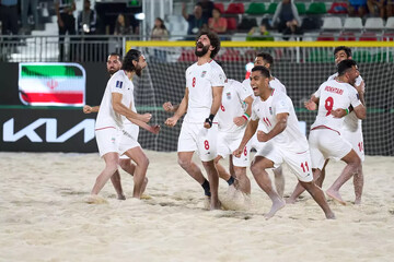 Iran beach soccer