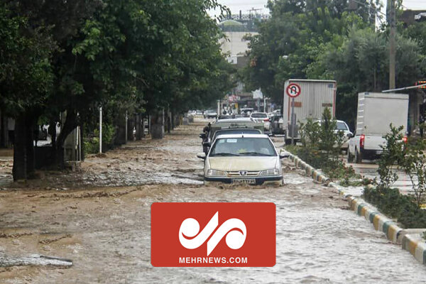 آبگرفتگی خیابان های یاسوج براثر بارش شدید باران آبگرفتگی خیابان های یاسوج براثر بارش شدید باران