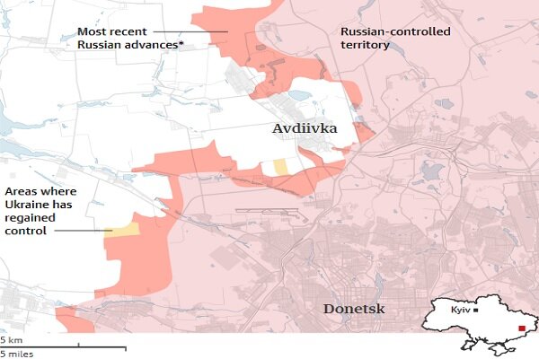 Russia could seize Ukrainian stronghold Avdiivka in Donbass 