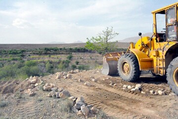 ۱۲۷٠ مترمربع از اراضی ملی شهرستان فاریاب رفع تصرف شد