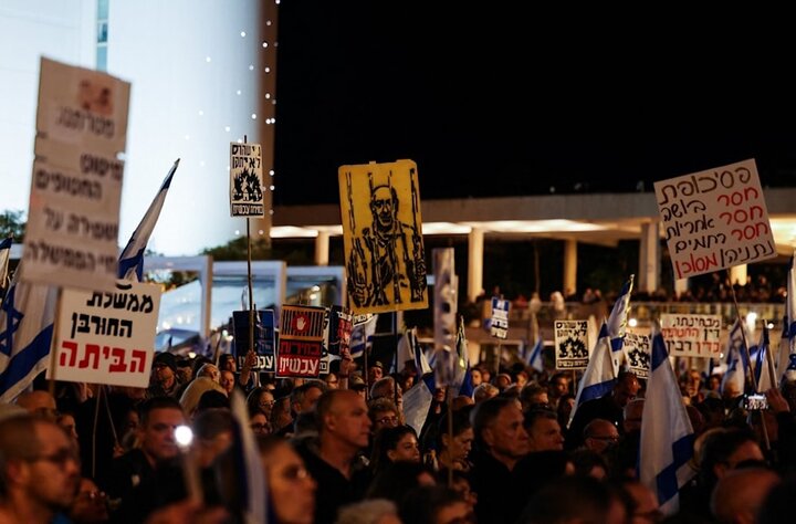 تظاهرات هزاران شهرک‌نشین معترض در تل‌آویو