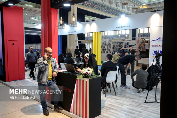 گروه رسانه‌ای مهر در بیست‌وچهارمین نمایشگاه رسانه‌های ایران