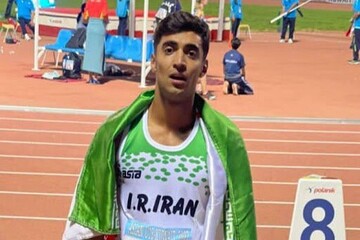 Iran’s Aghaei wins gold at 2024 Asian Indoor Athletic C'ships