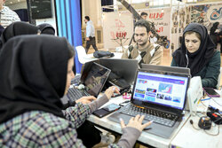 Mehr's stand on 2nd day of Iran Media Expo