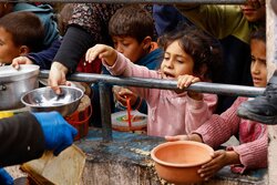 یونیسیف کا شمالی غزہ میں غذائی بحران سے خبردار