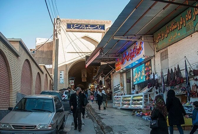 تاسیسات ناایمن زنگ خطری برای بازار سنتی سرپوشیده کرمانشاه