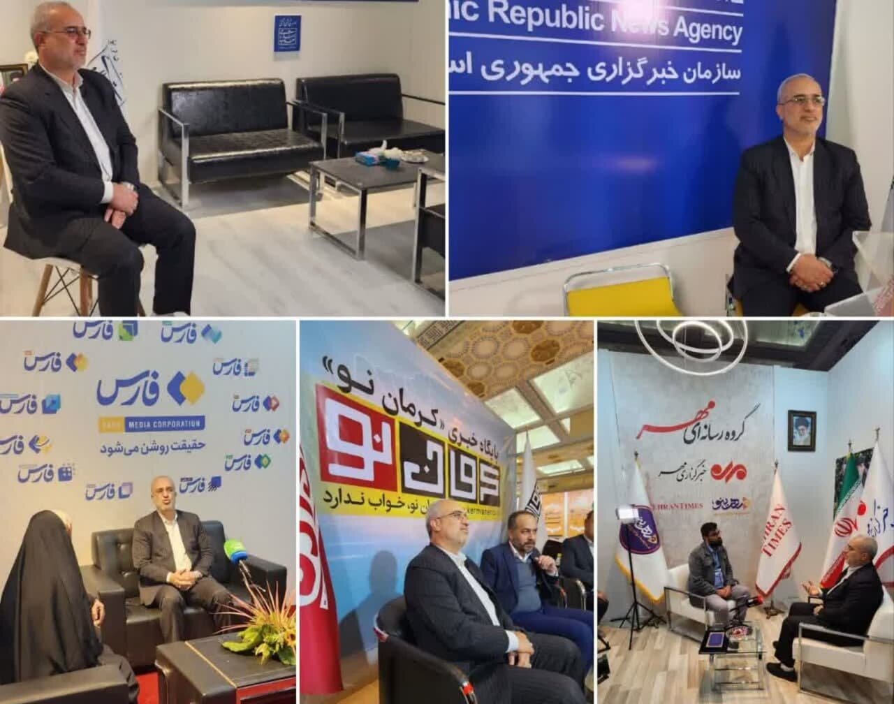 استاندار کرمان از نمایشگاه رسانه‌های ایران بازدید کرد