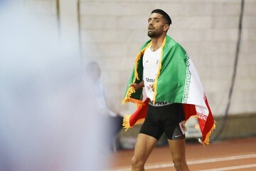 سبحان احمدی در ۸۰۰ متر طلایی شد