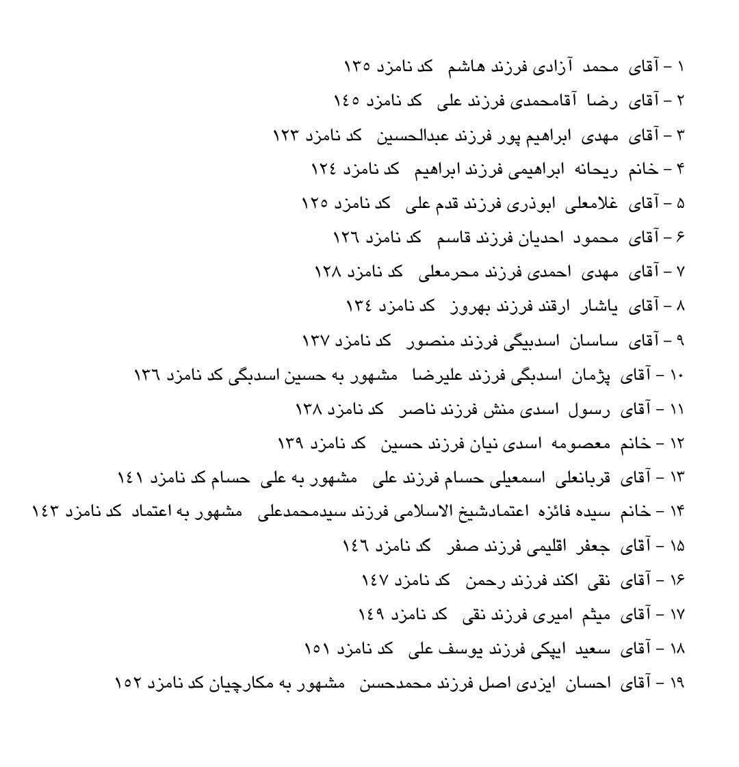 اعلام اسامی کاندیداهای مجلس در همدان و فامنین