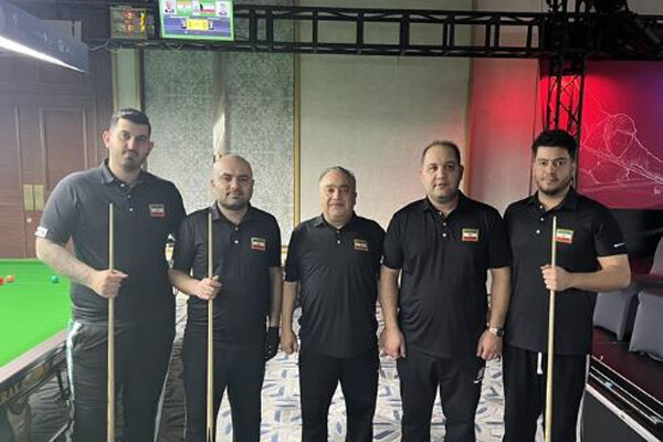 حریفان اسنوکربازان ایران در مسابقات قهرمانی آسیا مشخص شدند